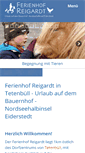 Mobile Screenshot of ferienhof-reigardt.de